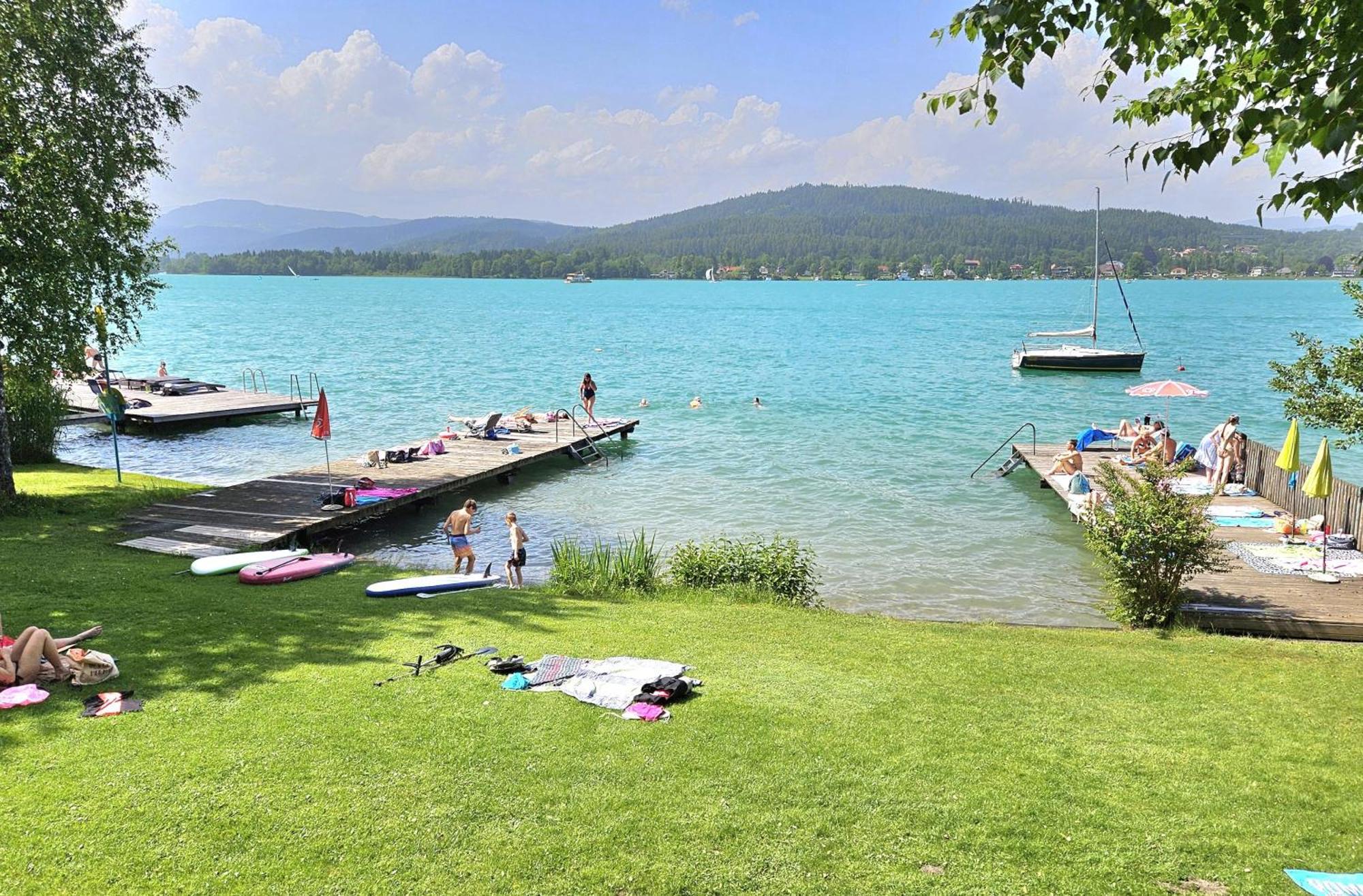 "Casa Antonio" 3 Gehminuten Strandbad Sekirn, Inkl Seezugang Kültér fotó