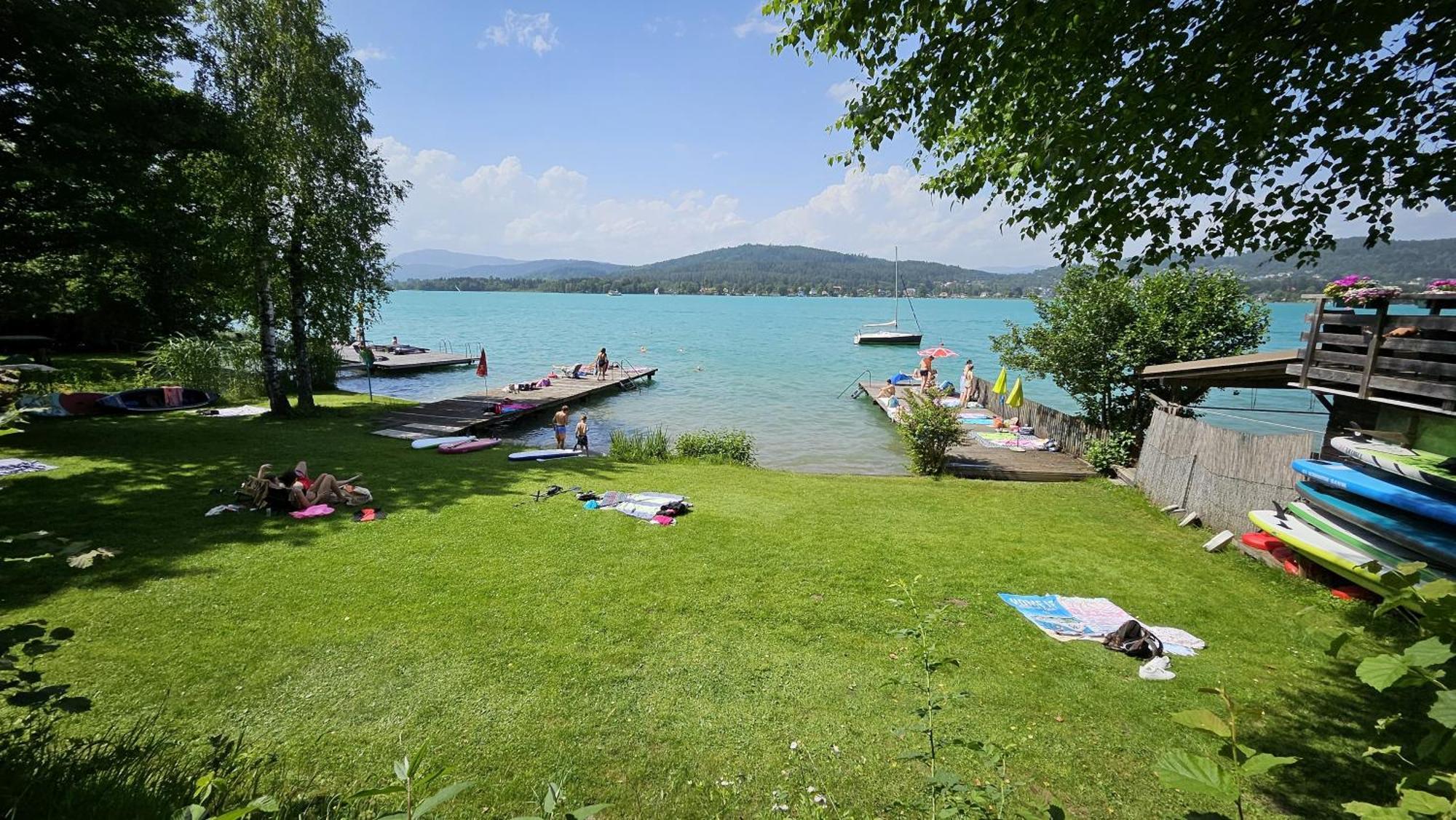 "Casa Antonio" 3 Gehminuten Strandbad Sekirn, Inkl Seezugang Kültér fotó
